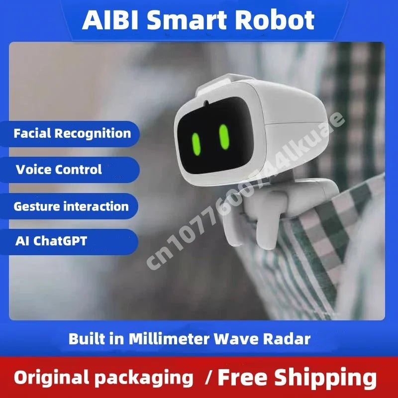 AI Pocket Pet AIBI Smart Robot Bluetooth Wifi Connect Voice Conversation GPT Rotating Camera Portable Small intelligent Robots - SS69