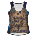 Sagittarius "Alchemical Archer" Cotton Crop Top