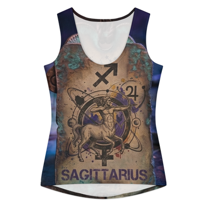 Sagittarius "Alchemical Archer" Cotton Crop Top