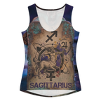Sagittarius "Alchemical Archer" Cotton Crop Top