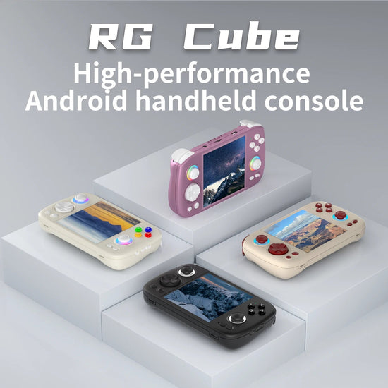 ANBERNIC RG Cube Handheld Game Console 3.95'' IPS Multi - touch Screen T820 Android 13 RGB Joystick 5200mAh Video Gaming Consoles - SS69