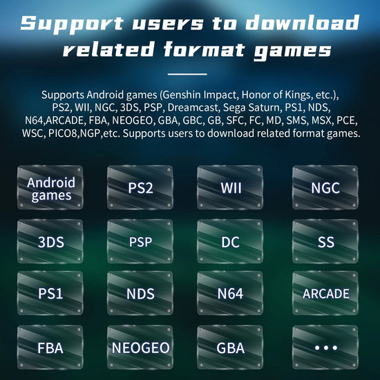 ANBERNIC RG Cube Handheld Game Console 3.95'' IPS Multi - touch Screen T820 Android 13 RGB Joystick 5200mAh Video Gaming Consoles - SS69