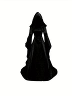 Women's Medieval Renaissance A-Line Wedding Dress with Hood