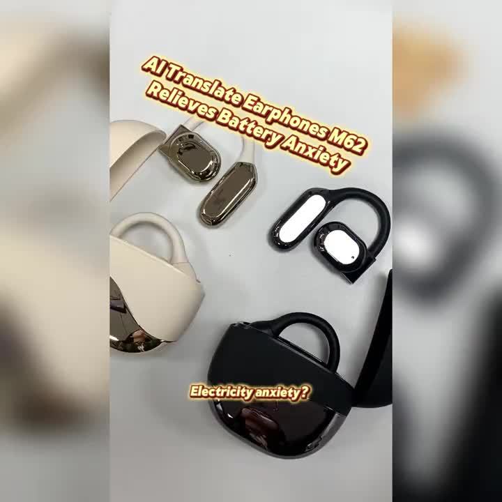 Real-Time Languages Smart AI Translation Earbuds - Translate In Real-Time, Providing Precise Simultaneous Interpretation to Eliminate Language Obstacles for Seamless Business Trips, Social Interactions, Education, Work, And C SS69