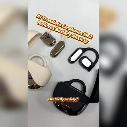 Real-Time Languages Smart AI Translation Earbuds - Translate In Real-Time, Providing Precise Simultaneous Interpretation to Eliminate Language Obstacles for Seamless Business Trips, Social Interactions, Education, Work, And C SS69