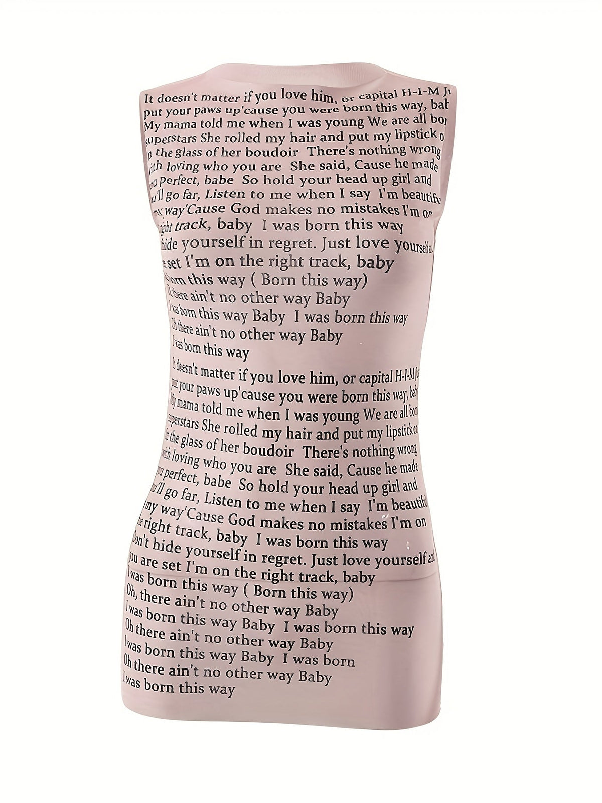 Spring And Summer New Fashion Printed Round-Neck Sleeveless Slim Top T-Shirt SS69