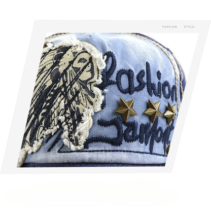 Men's Summer Hat - Trendy Baseball Cap, Casual Letters, Outdoor Personality for Young Men SS69