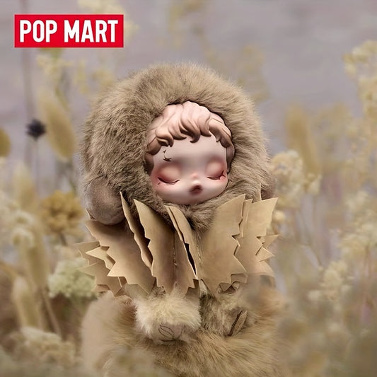 POP MART SKULLPANDA Plush Doll Mystery Box, Cute Chibi Collectible with Expressive Eyes, Soft PVC Huggable Pendant, Random Style Surprise Gift for Birthdays Christmas & Family Fun, Multi-Color Options, Ideal for Adults