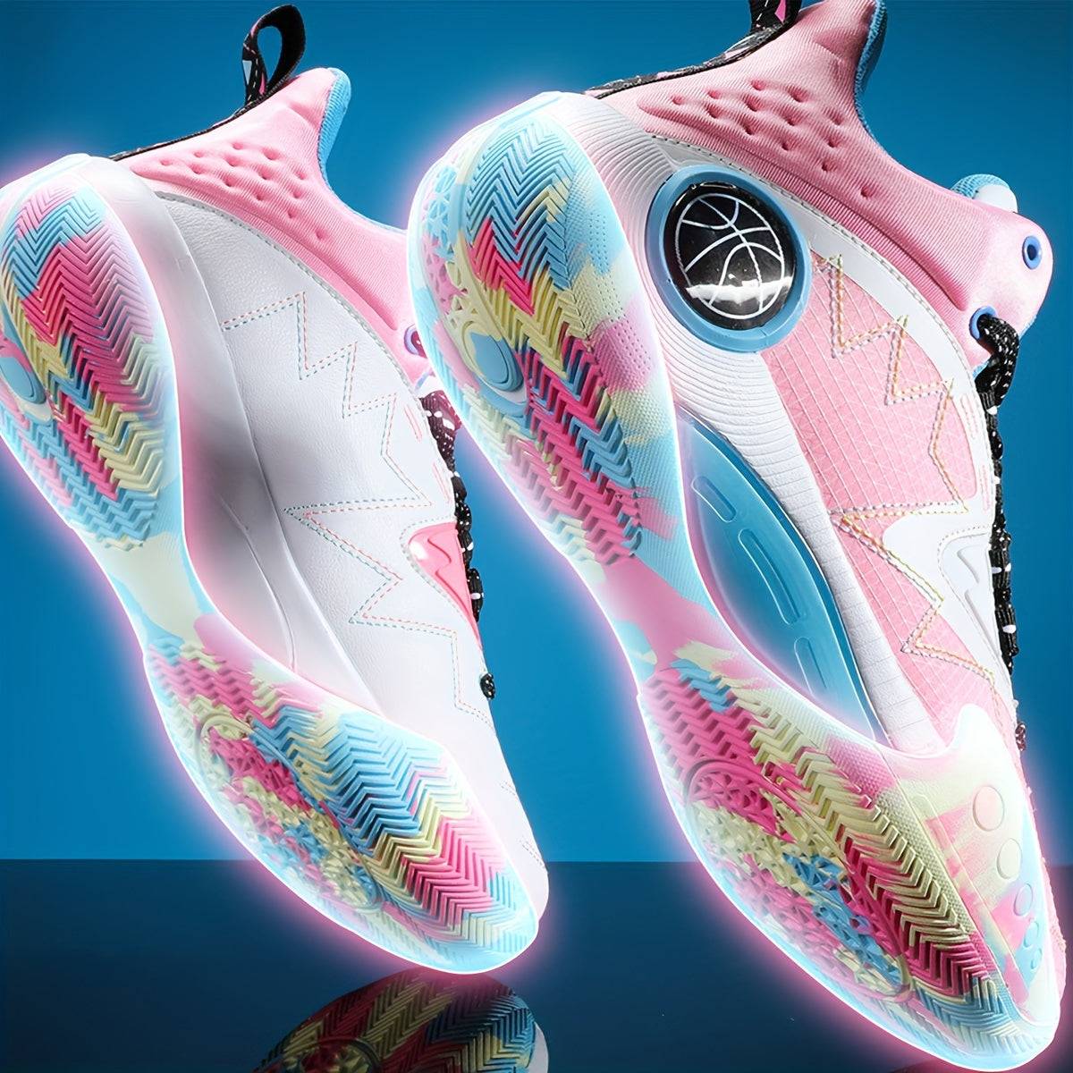 Women's Sneakers Walking Shoes, Lace Up Tennis Shoes, Fashion Non Slip Casual Workout Sneaker Gym Sports SS69