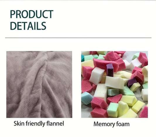 Beanbag Sofa Chair include Filler(Give 3 Gifts:U - shape pillow, blanket pillow, 6FT carpet), Large Round Soft Fluffy Flannel Removable Machine Washable beanbag Sofa, 50 lb Memory Sponge Filled Living Room Bedroom Gamingroom So - SS69