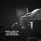Baroni Home Gaming Chair, Ergonomic Office Chair with Adjustable Backrest, Headrest And Lumbar Support SS69
