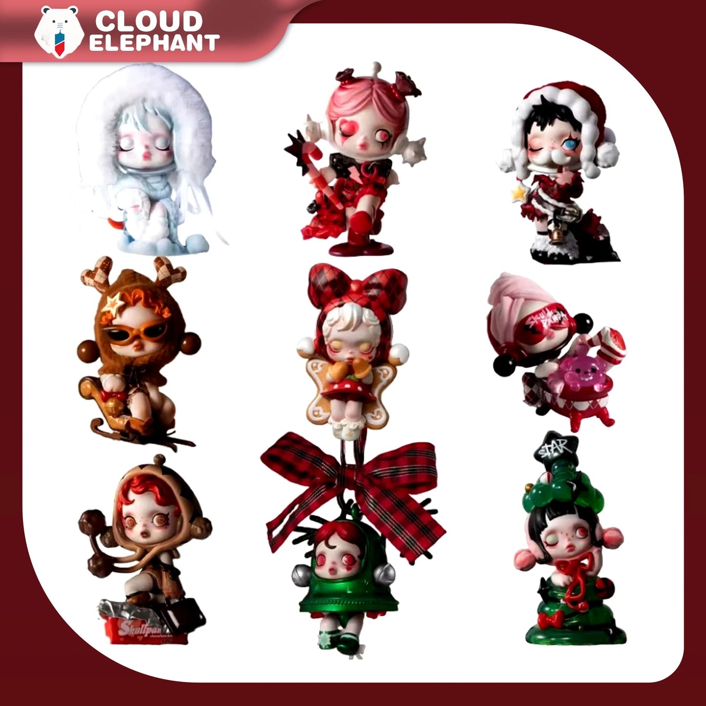 Blind Box Skull Panda Series Figures Tell Me What You Want Surprise Box Figurine PVC Model Collection Decor Christmas Toy Gifts - SS69