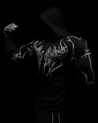 Breathedivinity Compression Hoodies High Stretch Women Quarter Zip Tops Muscle GYM Workout Muscle Fitness (Ship US Only) - SS69