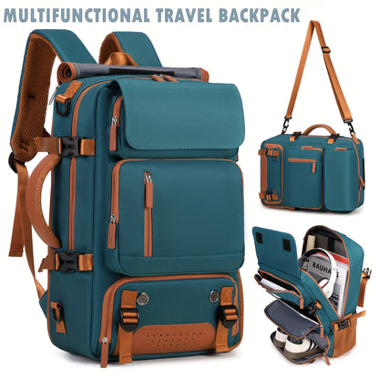 Large Capacity Laptop Backpack Compatible for 16-Inch Notebooks - Lightweight Soft Travel Hiking Bookbag with Adjustable Straps, Padded Back & Practical Pockets - Unisex Computer Backpack for, s, College ()