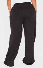 Shape Grey Marl Binded High Waist Wide Leg Joggers