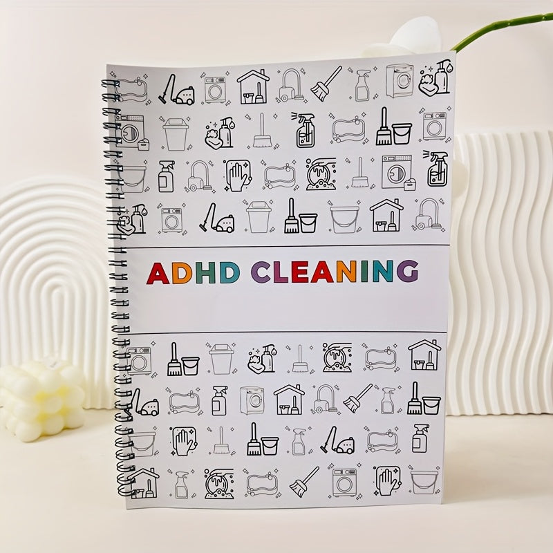 36 Page Attention Deficit Disorder Cleaning Plan Board - A Comprehensive Home Maintenance Organization Checklist Covering Daily, Periodic, Monthly, And Annual Tasks, with a Household Schedule SS69 11.69 ADHD Cleaning Plan