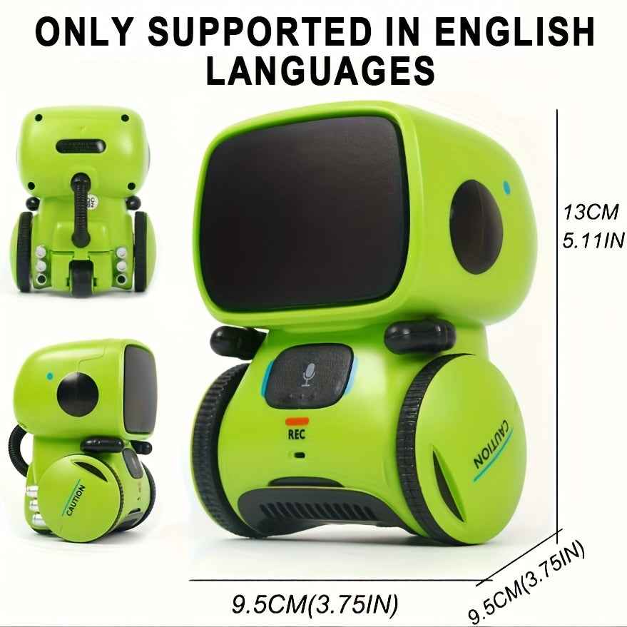 [Interactive | Robot] Smart Voice Interactive Robot | Mini Robot Recording Voice Changing | Halloween Christmas Children's Toy