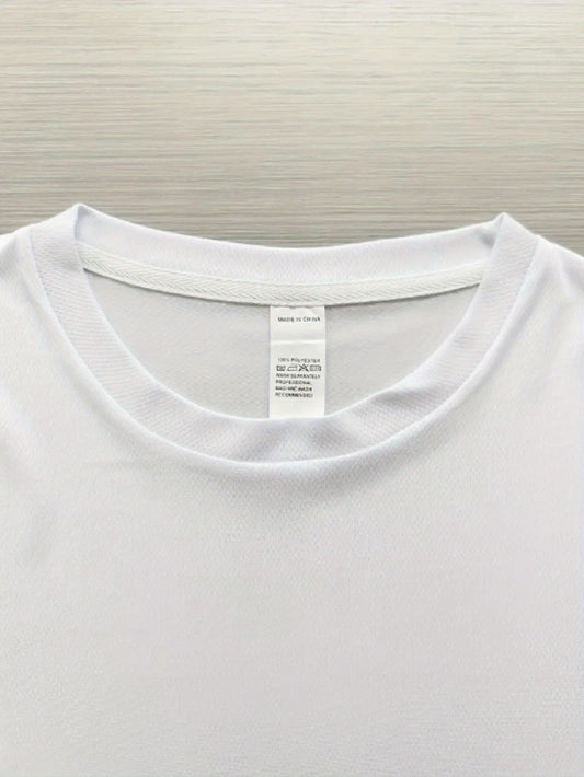 "Squid Dance" 2D Print Trendy And Unique Boys' T-Shirt, Casual Short-Sleeve Lucky And Comfortable Summer Outdoor Top. SS69