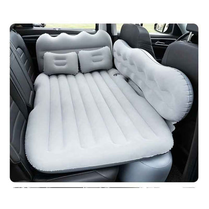 High-Value Comfortable Inflatable Car Bed, Car Accessories, Soft And Skin-Friendly Flocking Folding Design, Suitable for Camping Beach Trips, Outdoor Picnics, Road Trips, Pool Air Beds, Party Air Beds
