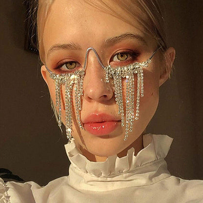 Fashionable Tassel Glasses Frame Square Belongs To The Eye Frame SS69