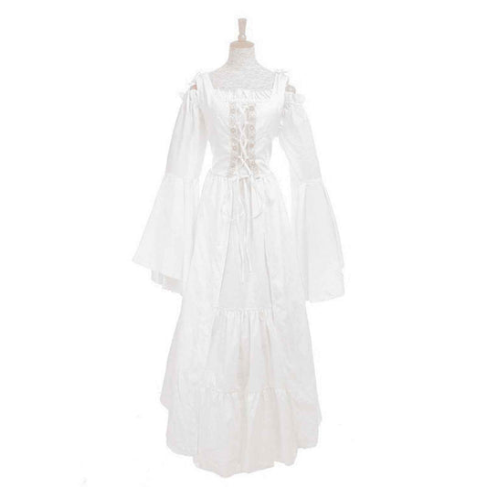 Women's Halloween Costume: Retro Court Two-Piece Gown, Medieval Drama/ Stage Performance Outfit, Halloween Costumes For Women, Costume Halloween, Costumes For Women, Halloween Costume Women, Halloween Costumes Women, Drama Re