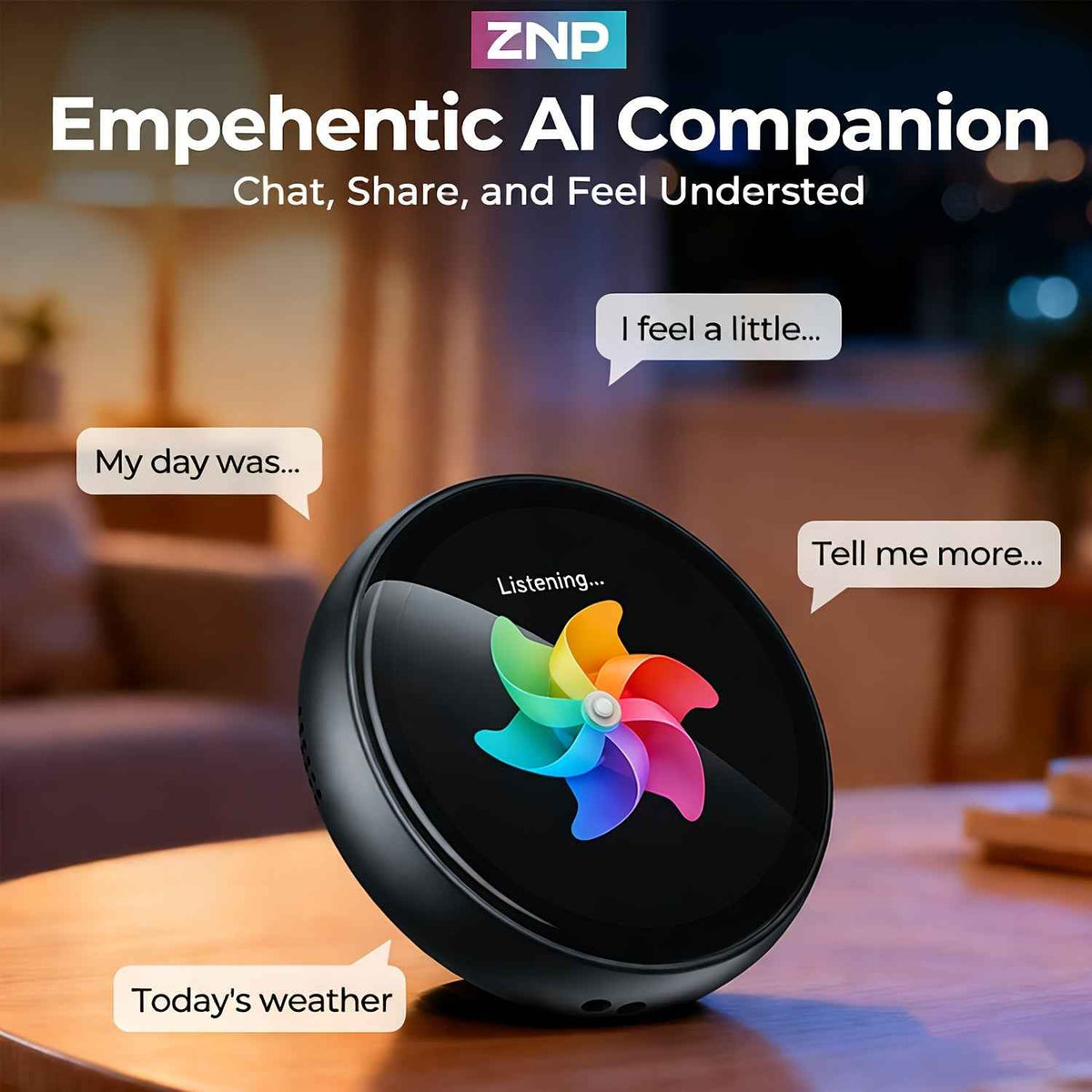 ZNP Z01 Saymi Intelligent Translation Machine Supports 60 Languages, Accurate Translation, Foreign Language Learning, AI Assistant, Battery Life Of 24 Days, Large Capacity+Phone Holder