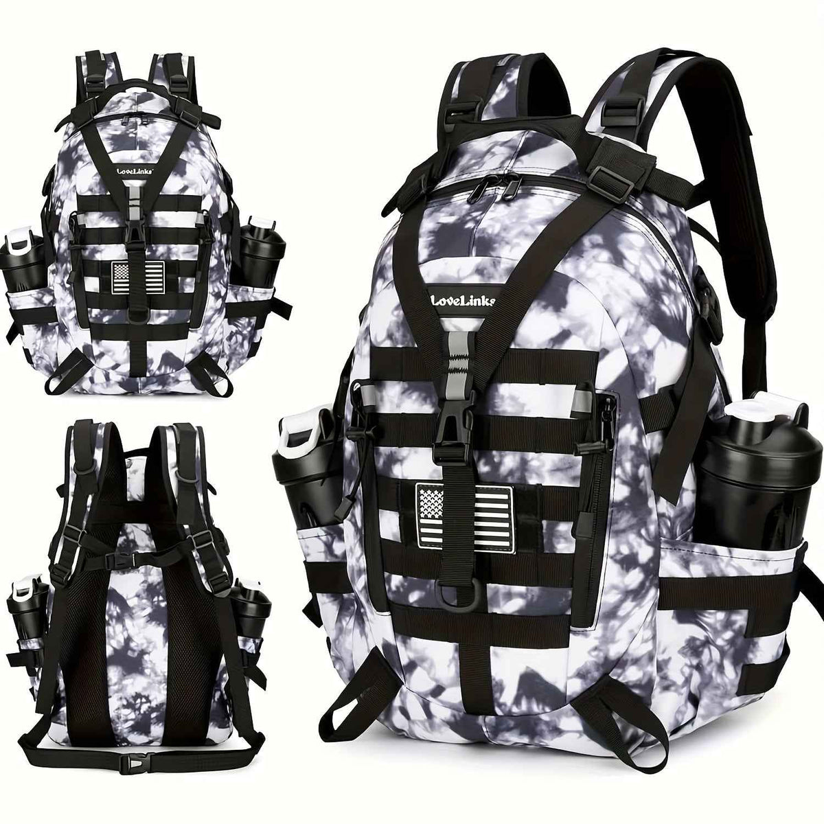 [Hiking Backpack] 35L Hiking Backpack Daily Use Backpack Fitness Backpack Cycling Backpack Daypack Travel Sports for Camping Hiking Outdoor Sports for Birthdays Gift