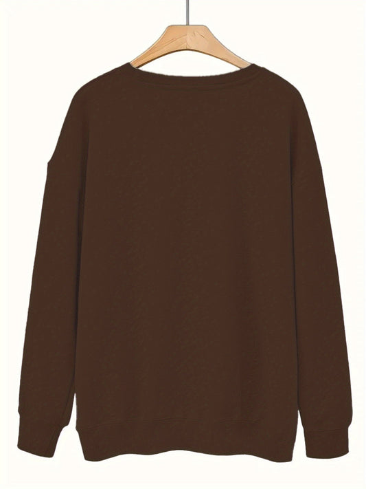 Women's Funny Murder Show Graphic Sweatshirt - Crime Drama TV Fan Apparel - Soft Polyester Pullover Sweater - Long Sleeve Round Neck Casual Sweater for Fall/Winter - Funny TV Show Outfit Gift for s & Women - Machine Washable SS69