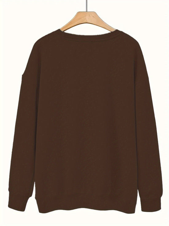 Women's Funny Murder Show Graphic Sweatshirt - Crime Drama TV Fan Apparel - Soft Polyester Pullover Sweater - Long Sleeve Round Neck Casual Sweater for Fall/Winter - Funny TV Show Outfit Gift for s & Women - Machine Washable SS69