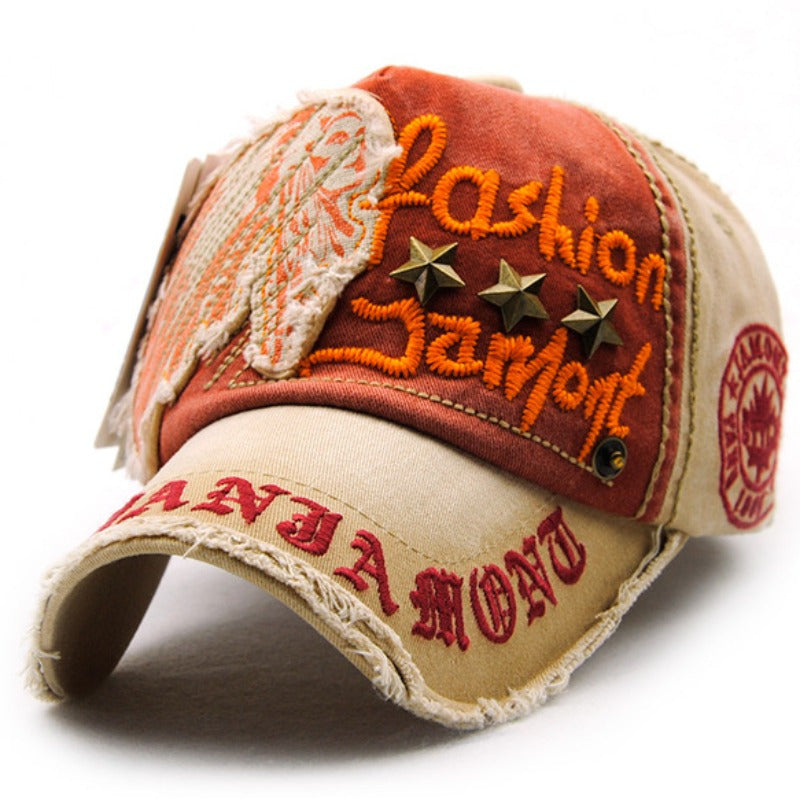 Men's Summer Hat - Trendy Baseball Cap, Casual Letters, Outdoor Personality for Young Men - SS69