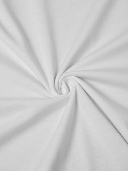 Women's Retro Graphic Letter Print T-Shirt - Casual Round Neck, Polyester, Machine Washable, Colorful MTV Music Television Design SS69