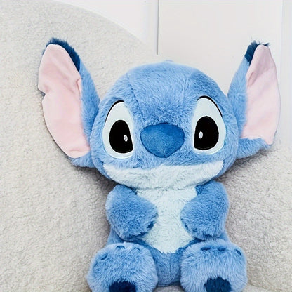 Miniso Disney Stitch Sitting Doll Plush Doll Disney Basic Series Medium Sitting Doll Kawaii Home Bedroom Sofa Accessories Collectible Dolls Gift Ornament Party Favors