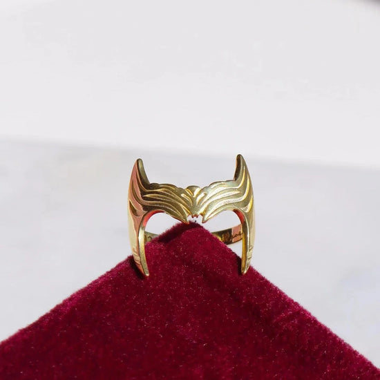 Classic Scarlet Witch Crown Rings For Men Girl Fashion Superhero Cosplay Jewelry Accessories Gift Adjustable Witch Crown Ring - SS69