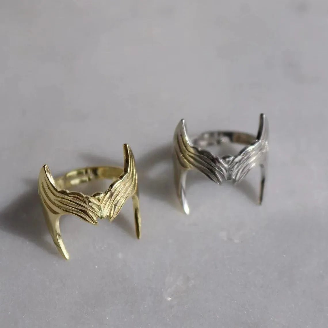 Classic Scarlet Witch Crown Rings For Men Girl Fashion Superhero Cosplay Jewelry Accessories Gift Adjustable Witch Crown Ring - SS69