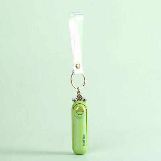 Cute Mini Fan Kipas Portable Hand Fold Bedside Office USB Charge Battery Table Desk Cooling - SS69