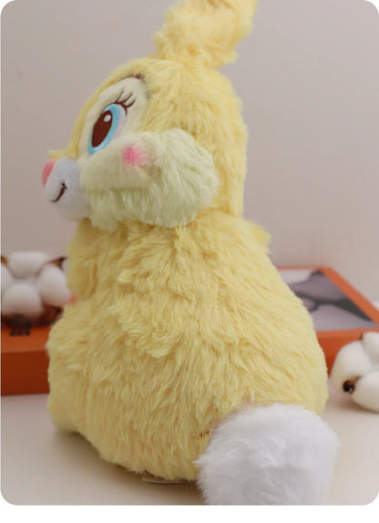 Cute Thumper Rabbit Disney Bambi Girlfriend Miss Bunny Plush Toy Gifts For Kids Girls Kawaii Stuffed Animal Dolls Gray & Yellow - SS69