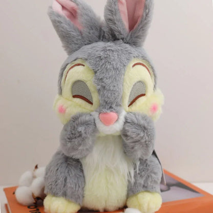 Cute Thumper Rabbit Disney Bambi Girlfriend Miss Bunny Plush Toy Gifts For Kids Girls Kawaii Stuffed Animal Dolls Gray & Yellow - SS69