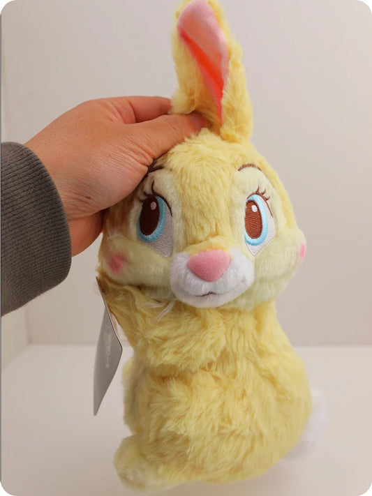 Cute Thumper Rabbit Disney Bambi Girlfriend Miss Bunny Plush Toy Gifts For Kids Girls Kawaii Stuffed Animal Dolls Gray & Yellow - SS69