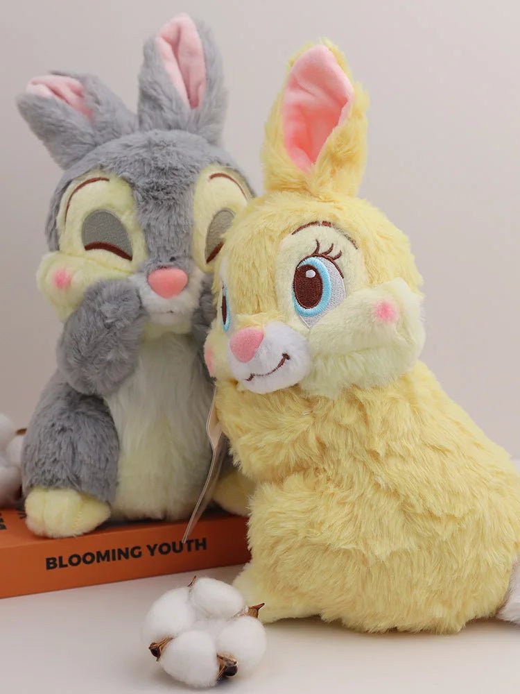 Cute Thumper Rabbit Disney Bambi Girlfriend Miss Bunny Plush Toy Gifts For Kids Girls Kawaii Stuffed Animal Dolls Gray & Yellow - SS69