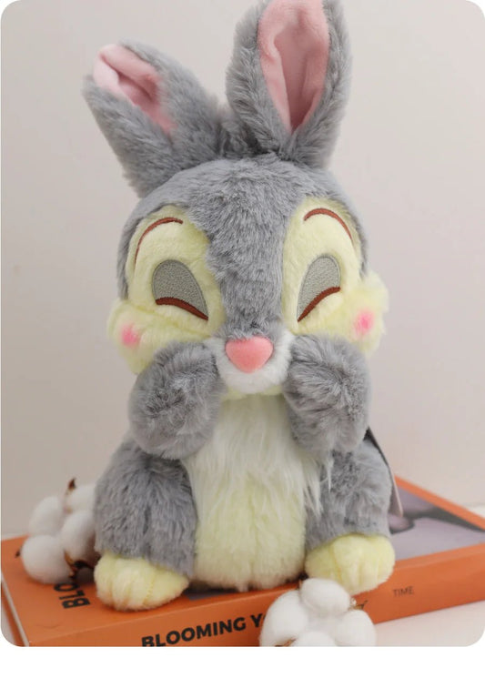 Cute Thumper Rabbit Disney Bambi Girlfriend Miss Bunny Plush Toy Gifts For Kids Girls Kawaii Stuffed Animal Dolls Gray & Yellow - SS69