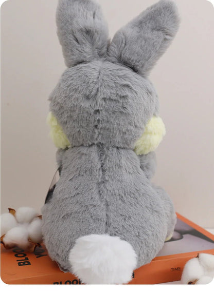 Cute Thumper Rabbit Disney Bambi Girlfriend Miss Bunny Plush Toy Gifts For Kids Girls Kawaii Stuffed Animal Dolls Gray & Yellow - SS69