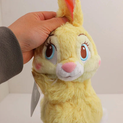 Cute Thumper Rabbit Disney Bambi Girlfriend Miss Bunny Plush Toy Gifts For Kids Girls Kawaii Stuffed Animal Dolls Gray & Yellow - SS69