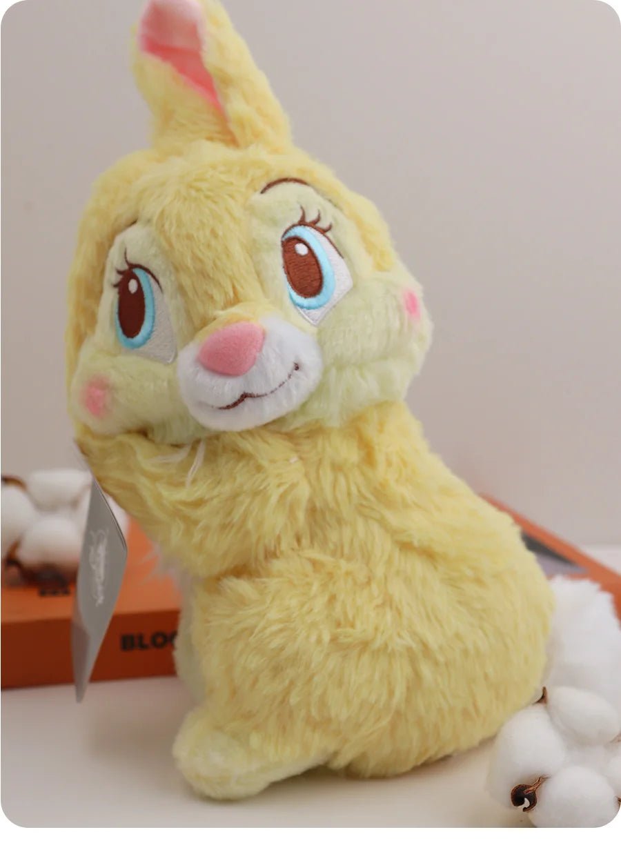 Cute Thumper Rabbit Disney Bambi Girlfriend Miss Bunny Plush Toy Gifts For Kids Girls Kawaii Stuffed Animal Dolls Gray & Yellow - SS69