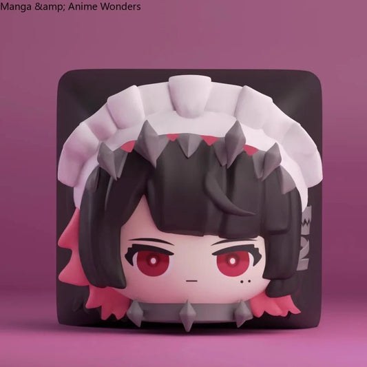 Cute Zenless Zone Zero Ellen Joe Key Caps Resin Layered Drip Gel Design Artisan Keycaps for Mechanical Keyboard Accessories Gift - SS69