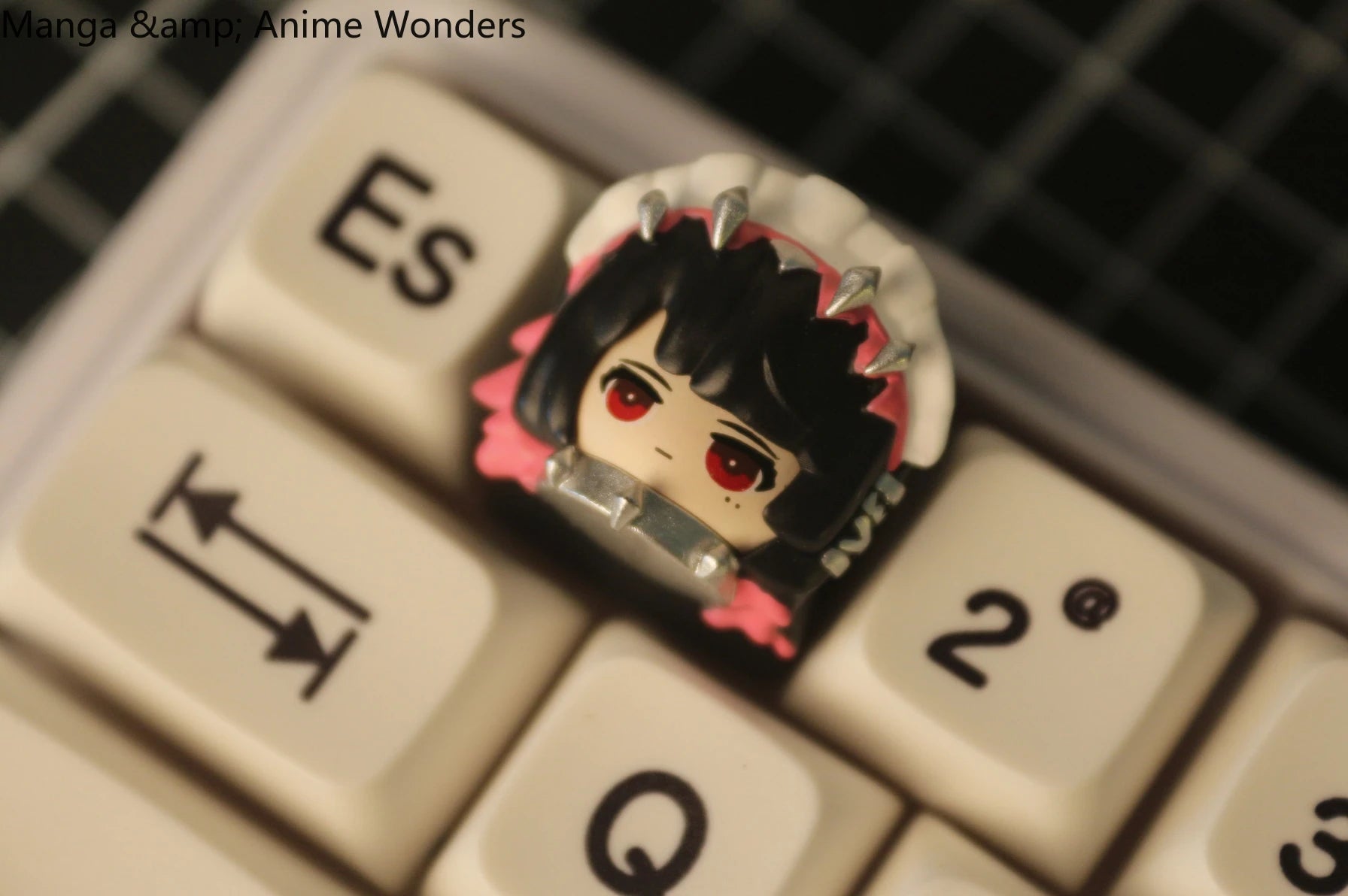 Cute Zenless Zone Zero Ellen Joe Key Caps Resin Layered Drip Gel Design Artisan Keycaps for Mechanical Keyboard Accessories Gift - SS69