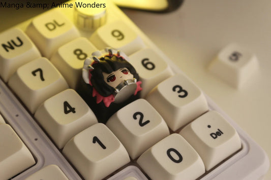 Cute Zenless Zone Zero Ellen Joe Key Caps Resin Layered Drip Gel Design Artisan Keycaps for Mechanical Keyboard Accessories Gift - SS69