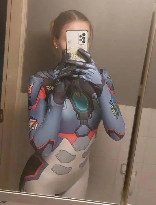 d.va Cosplay Costumes Superhero Zentai Suit dva Halloween Bodysuit Adults Kids - SS69