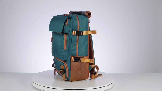 [Large Multifunctional] Large Multifunctional Backpack | Convertible, Laptop & Shoe Compartment, Zipper Closure, Adjustable Strap, Lining, Royal