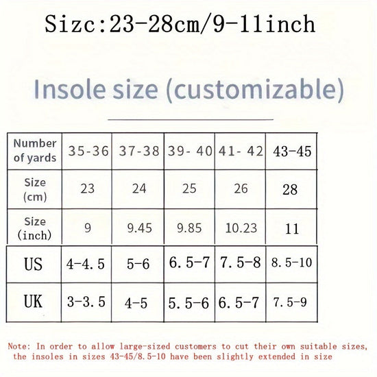 1pair Women'S Comfort Insoles, Soft Elastic Breathable Inserts, Customizable Size for Sports & Casual Shoes, Sweat-Absorbent, Pink - Available In Sizes 35-45 (9-10.63 Inches) SS69