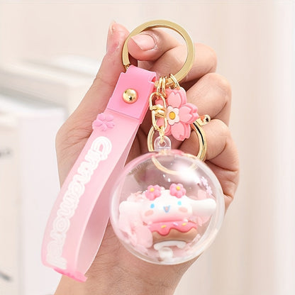 Genuine Sanrio Hello Kitty Resin Anime Doll Moon Keychain - Keychain & Keychain for Car Keys, Gifts for Bag Decorations, Daily Use, Collectibles, Fashion Accessories [] SS69 9.69 SAKURA DIARY - DONUTS